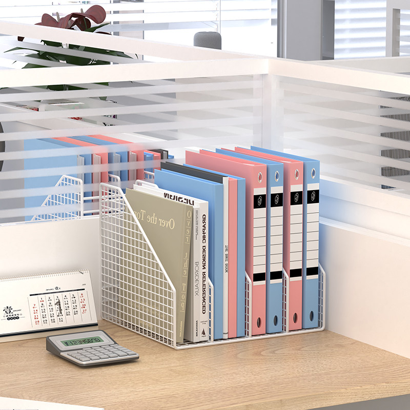 桌面文件收纳层架办公资料档案书立架金属置物架桌上小型书架文件,住宅家具,书架,淘宝优惠券,粉丝福利购,淘宝优惠卷