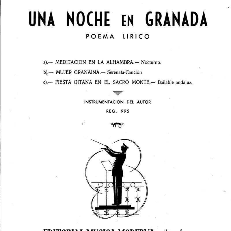 GY5013(5.0级)格拉纳达之夜(缩谱)  管乐团合奏总谱+分谱