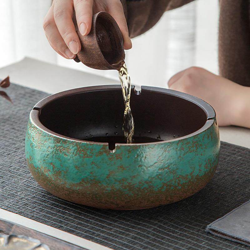 创客意古大号烟灰瓷缸复陶茶室烟缸家742用厅办公室个性潮流中式,家居饰品,装饰烟灰缸,淘宝优惠券,粉丝福利购,淘宝优惠卷