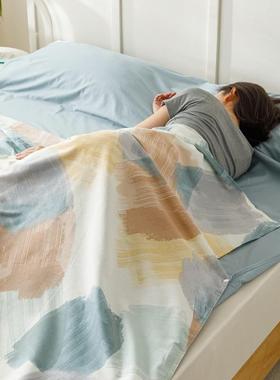 i包nsCS5566-0清速新全印棉隔脏睡袋快安装新款纽扣花酒店隔脏睡