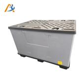 塑料折叠天RMR料地盖强叉车物流箱加厚折叠高度塑围板品箱质保障