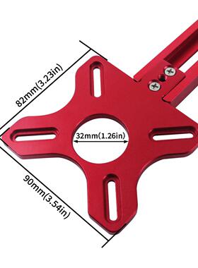 工专修边铣圆木节神器铝用合金圆形开孔木工可85329调开槽工具