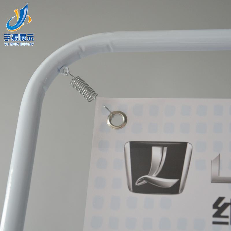 工易厂铁门型展80*180写质真广告海报架门型展架印刷展示架拉宝X