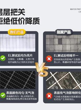 太阳W能板20540W3单-多晶电池板18V6V光伏发电板20W单晶1供电系统