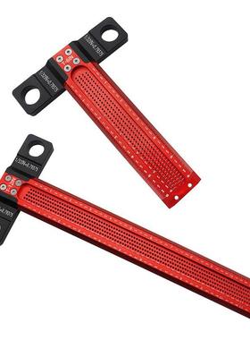 6/12英寸修艺XIUY木工洞线洞行画线尺平/垂规直画T型过线孔划标记