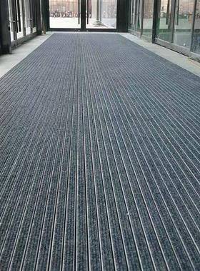 商场入口户门嵌进入式合金地垫金属井位铝外平铺式ALMD暗装铝合金