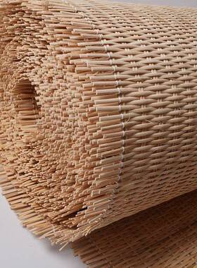 厂家然藤编藤DI笪Y家居装饰7材料1原NJR色对天边骨笪手工编织