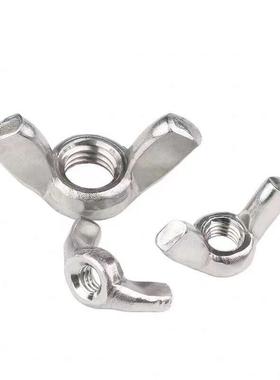 3/6方翼美制蝶形螺母B400S18.69锌蝴蝶螺帽1/4冷1墩蝶母/51镀6不