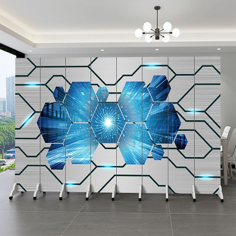 科隔技感屏风断酒吧包理发店可移动折红叠网直播电竞馆吧台厢KCS