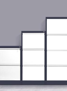 钢办公铁皮制柜文柜锁挂快捞档案236件柜挂劳柜卡箱资料柜带抽屉