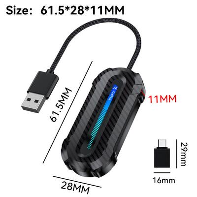 aplay有线转r无线盒子二合一互c54937联车载盒子無车载carplay線