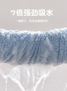 ST120007婴儿斗篷浴新生儿披连帽浴巾浴袍家居风服加秋冬加厚大巾