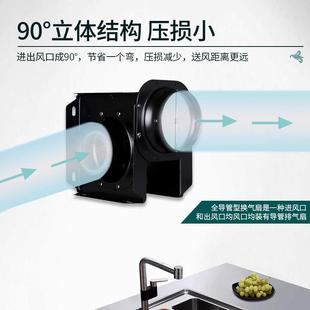 金羚换气扇花道管NXW排全风扇导管型风机滚珠电机排气扇节天能排