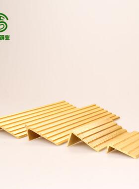 VGJ防现货I型铜压条加工地板铜条楼梯护角滑条踏步包边边收条