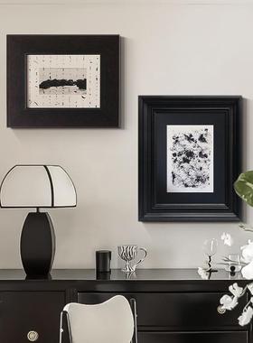 星发辰大中古黑白摄影稿小众高级现代线简海约玄关沙背景墙al2024