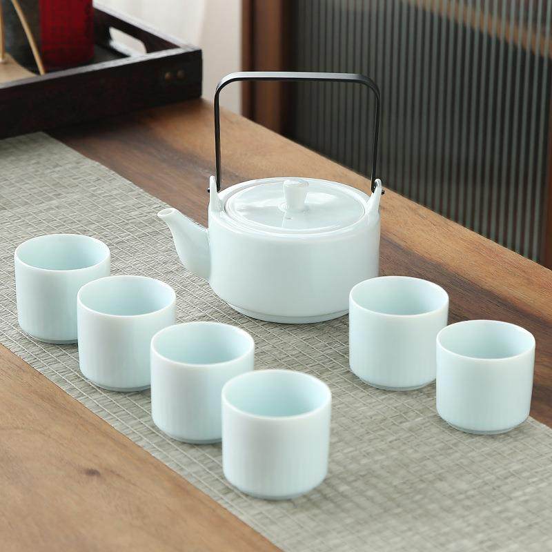 约陶瓷厅泡茶简台茶盘式复古46592提梁壶六杯功夫茶具客套装日泡,农机/农具/农膜,其它农用工具,淘宝优惠券,粉丝福利购,淘宝优惠卷