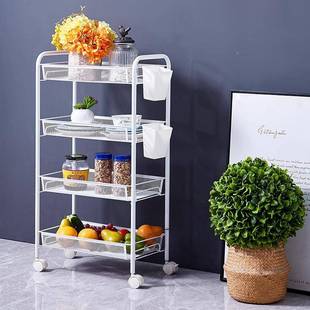 移动菱网收纳小推车LC4426家用厨可房卧落地室室内层多摆摊调料置