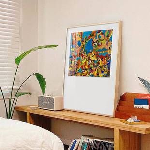 百面之城北欧抽象艺术客厅装饰画现代玄关挂画儿童房走廊壁画