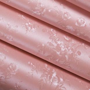 加厚粉红墙纸压纹防水PVC自粘墙纸卧室客厅墙壁纸家居室内自粘墙