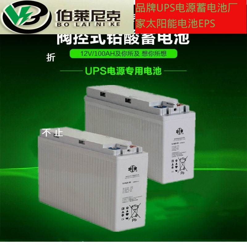 Shoto/双登狭长型蓄电池6-FMX-100B12V100AH发电储能通讯基站