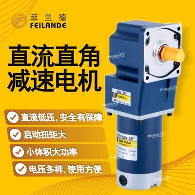 直流直角减速电机60708090100机座