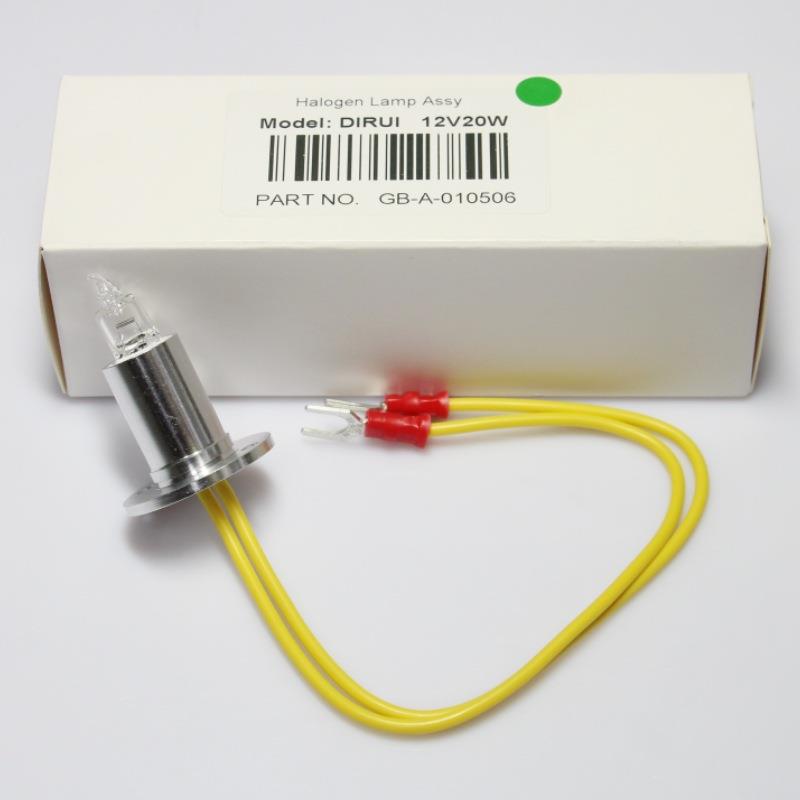 DIRUI迪瑞CS-200/T240/300/400CS-600BCS-1200生化仪灯泡12V20W