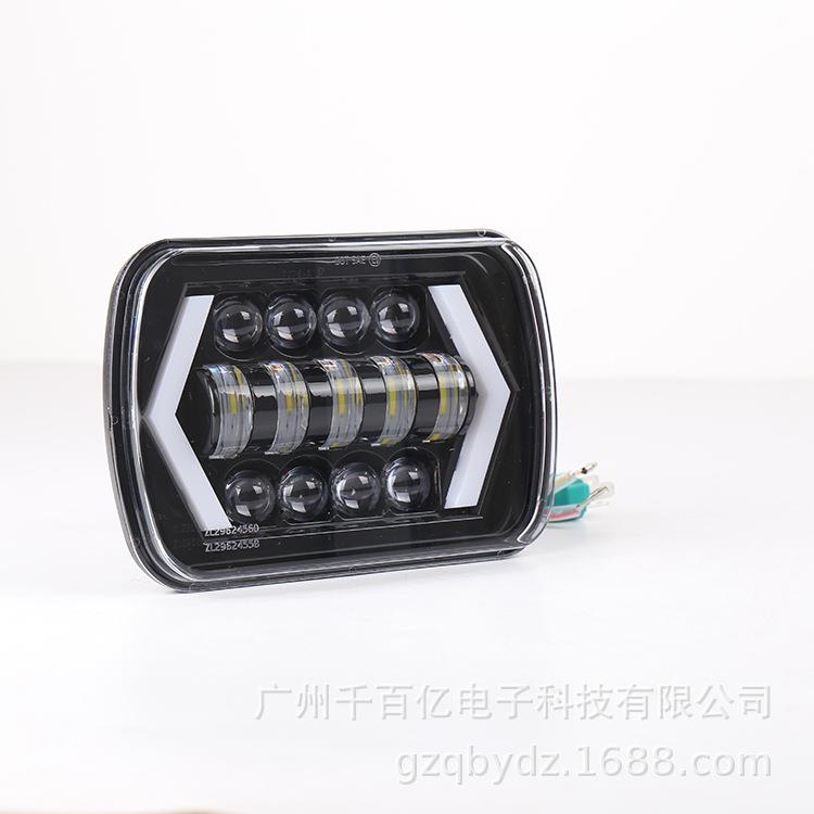 6X75X7方灯7寸方形55W头灯牧马人YJ切诺基XJ卡车大灯车灯