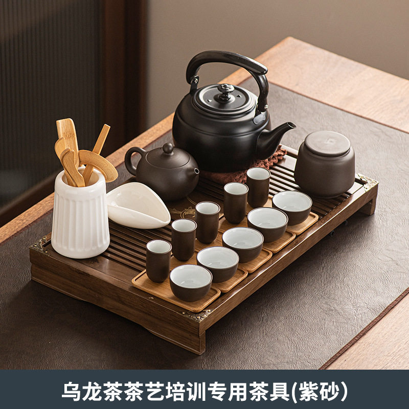 乌龙茶茶艺教学茶具套组国标茶艺师培训专用茶具比赛茶器表演套装