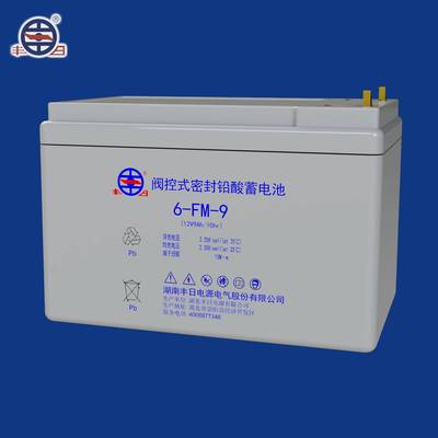 丰日直销12V9Ah铅酸蓄电池实验器械计算机备用电源电子秤电瓶