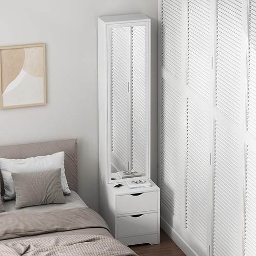 床头柜简约现代实木腿储物柜小型简易卧室家用2024新款床头置物架