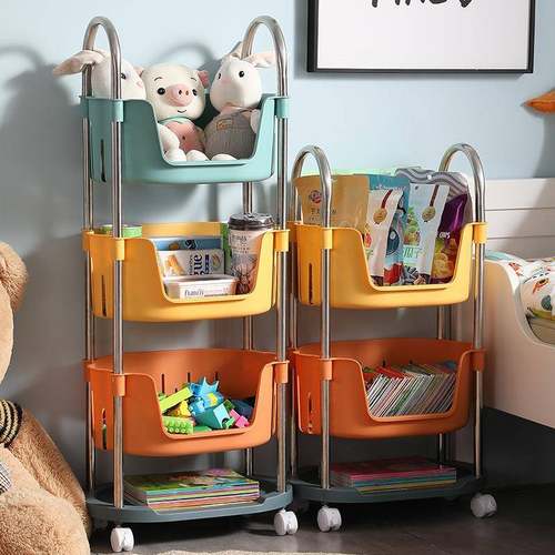 蔬菜置物架厨房多层菜篮子收纳储物筐移动菜篮子落地置物架