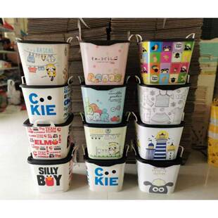 整理收纳筐数字波点大容量宝宝衣物玩具收纳桶拿货私聊白色盖