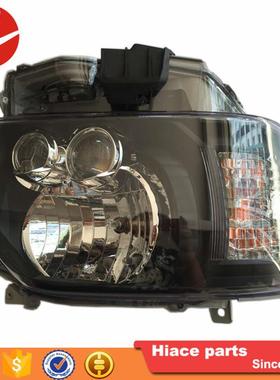 适用于丰田海狮改装右驾LED前大灯黑底LEDheadlight