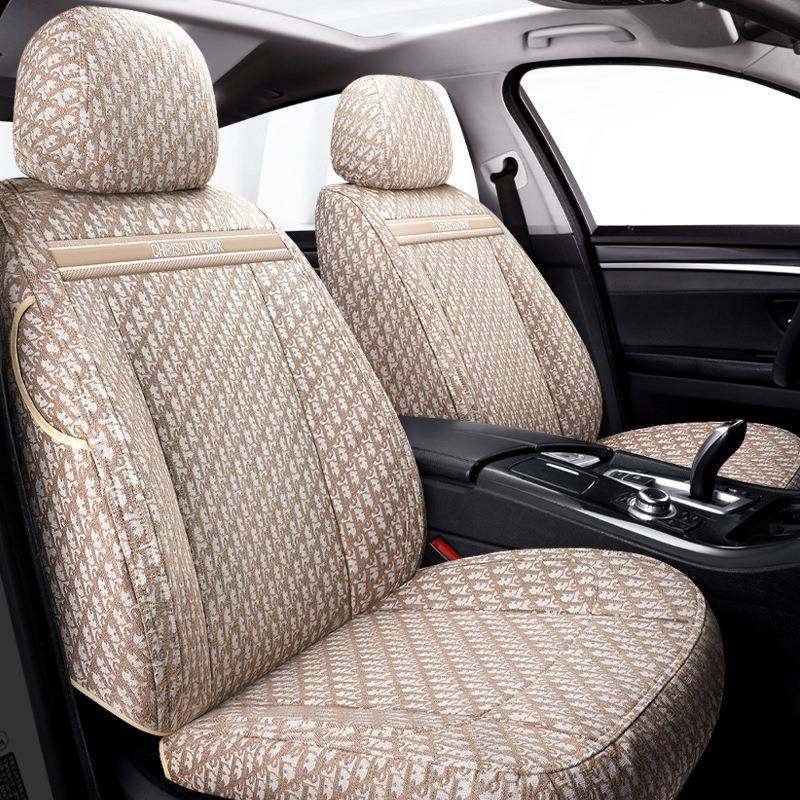 布艺五座透气亚麻一车一版汽车坐垫全包围四季通用座椅套春夏秋冬,智能设备,其他智能设备,淘宝优惠券,粉丝福利购,淘宝优惠卷