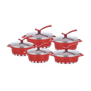 dessini10件套可立盖厨房家用锅具套装不粘锅麦饭石汤锅炊具套锅