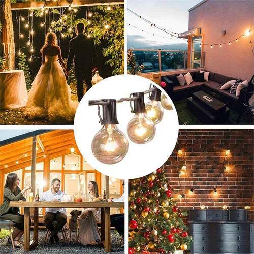 灯串庭院装饰灯串LED低压灯串G40室外装饰现货