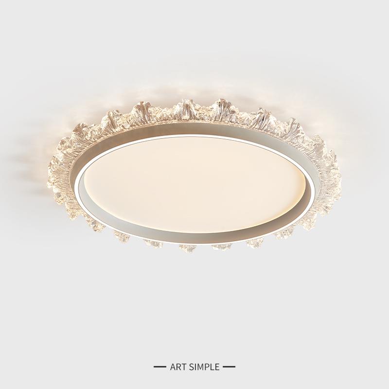 意式极简主卧室灯吸顶灯现代简约房间客厅led灯具护眼轻奢