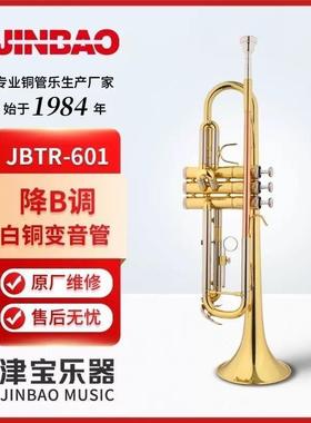 津宝JBTR-601小号乐器降B调学校管乐队专业演奏小号专用高音