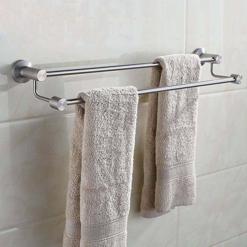 SU304不锈钢浴室柜毛巾架双杆卫生间双层置物架毛巾杆浴巾,智能设备,其他智能设备,淘宝优惠券,粉丝福利购,淘宝优惠卷