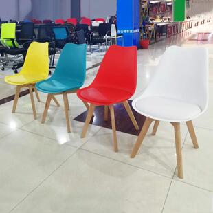 塑料椅子简约现代办公电脑椅家居创意椅子成人时尚家具靠背椅