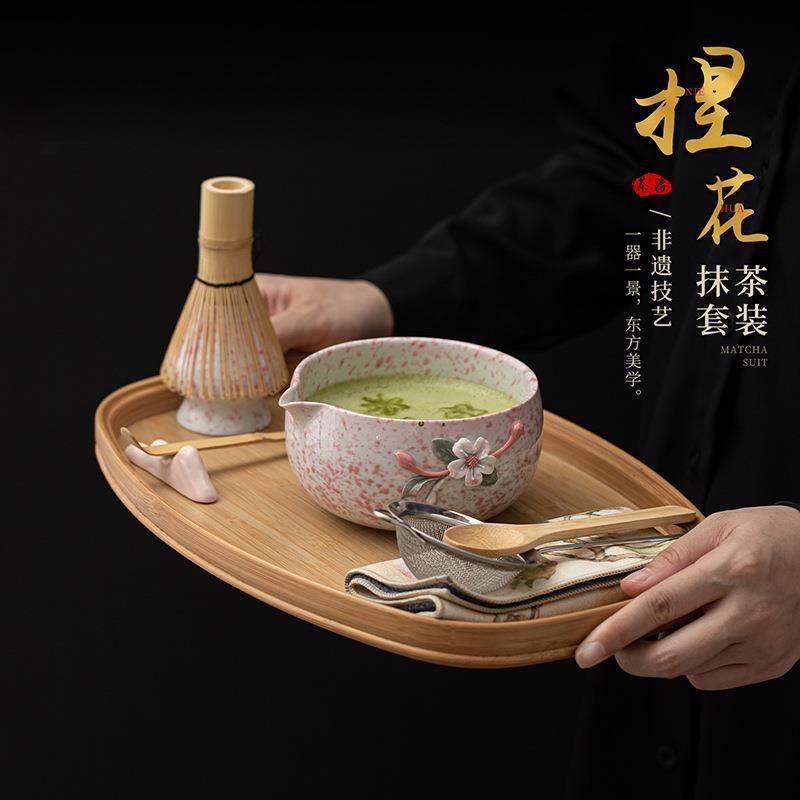 捏花抹茶八件套宋代茶百戏点茶道手工陶瓷打茶碗茶筅百本立粉筛网,畜牧/养殖物资,畜牧/养殖器械,淘宝优惠券,粉丝福利购,淘宝优惠卷