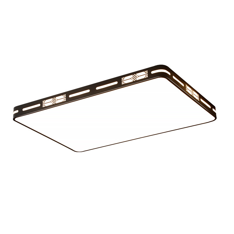 新中式LED吸顶灯卧室灯书房客厅灯简约餐厅房间阳台古典圆形灯具