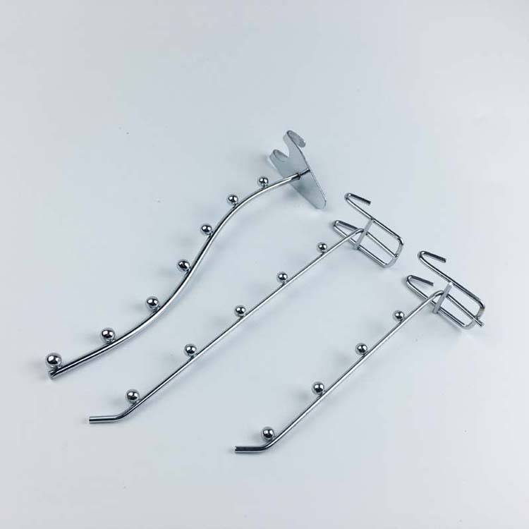 货架网钩网格网片挂钩超市货架挂钩商场挂钩挂网5珠挂网7珠弯挂钩