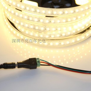 24V调光双色3014贴片LED灯带216珠祼板高亮光源灯条双色温可调