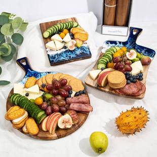 海浪树木果工艺相思菜板砧脂板整木牛无品牌/排盘水面包案板厨房