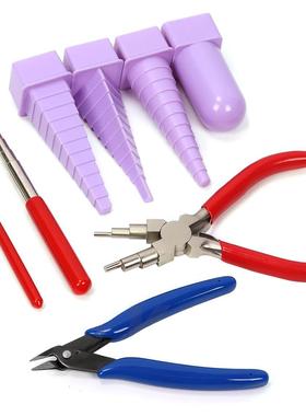 钳8件套绕线工具DI首饰工8件套绕卷具绕线塔Y首饰圆剪钳首饰制作