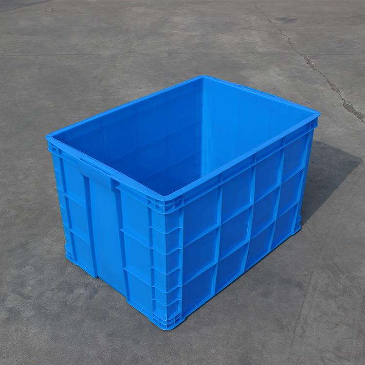 厂5家直销75储塑料周转箱蓝色大VIE号箱五零件周金转仓箱价