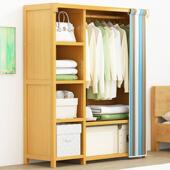 挂衣架布实衣柜见详情收纳柜子出衣橱木简易衣柜家用卧室房租用衣