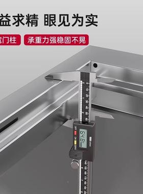 不钢留柜药品柜食品添带加样剂锁专用收ZY-93521纳柜桌锈上单门文