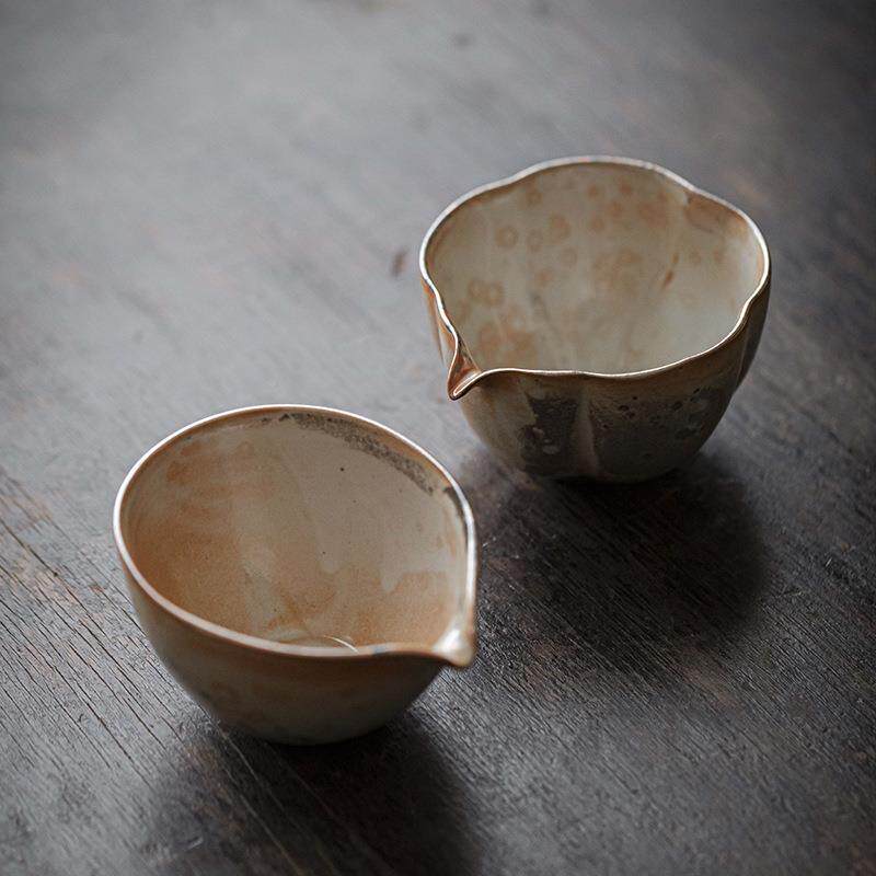 宜室茶话水杯墨柴烧公窑变道陶瓷夫复古分茶器匀杯功茶具茶道smcs